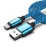 Dátový kábel USB na Micro USB K514 modrá