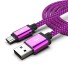 Datový kabel USB na Micro USB K514 tmavě růžová