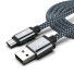 Datový kabel USB na Micro USB K514 tmavě šedá