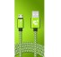 Dátový kábel USB na Micro USB K591 zelená