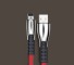 Dátový kábel USB na Micro USB / USB-C / Lightning K577 červená
