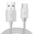 Dátový kábel USB na USB-C biela