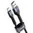Dátový kábel USB na USB-C K443 tmavo sivá