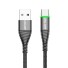 Datový kabel USB na USB-C K470 černá