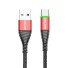 Datový kabel USB na USB-C K470 červená