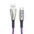 Datový kabel USB na USB-C K477 fialová