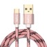 Dátový kábel USB na USB-C K491 ružová