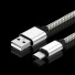 Dátový kábel USB na USB-C K571 strieborná