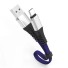 Dátový kábel USB na USB-C K592 tmavo modrá