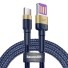 Datový kabel USB na USB-C K669 zlatá