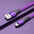 Dátový kábel USB / USB-C fialová