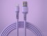 Datový kabel USB / USB-C K609 fialová