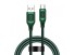 Dátový kábel USB / USB-C K685 armádny zelená