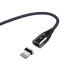 Dátový magnetický USB kábel K548 tmavo modrá