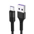 Dátový rýchlonabíjací kábel USB / USB-C čierna