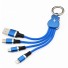 Datový USB kabel 3v1 K576 modrá