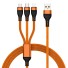Dátový USB kábel 3v1 P3967 oranžová