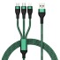 Dátový USB kábel 3v1 P3967 zelená