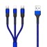 Dátový USB kábel Micro USB / USB-C / Lightning 2