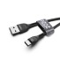 Dátový USB kábel USB-C K445 čierna