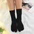 Daumensocken für Damen schwarz