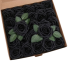 Dekoblume Künstliche Rose zur Dekoration 25 Stück 17 x 7,8 cm schwarz