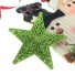 Dekorace vánoční hvězda zelená