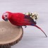 Dekorácia papagáj C918 červená