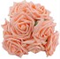 Dekoračné puget ruží - 10 kusov oranžová