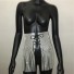 Dekoracyjna spódnica damska z wiązaniami 2
