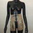Dekoracyjna spódnica damska z wiązaniami 4