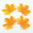 Dekoracyjne liście klonu - 100 szt żółty