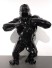 Dekoracyjny posąg goryla czarny