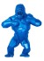 Dekoracyjny posąg goryla niebieski