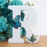 Dekoratív fa levél pillangókkal R