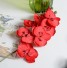 Dekoratív mesterséges orchideák piros