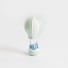 Dekoratív miniatűr hőlégballon türkiz