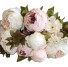 Dekoratív műpünkösdi rózsa J2454 rózsaszín
