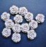 Dekoratív rózsák 50 db világos szürke