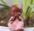 Dekoratív szobor egy baba világos rózsaszín