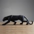 Dekoratív szobor egy leopárd fekete