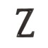Dekoratív vas betű C527 Z