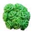 Dekorative Puget-Rosen - 10 Stück grün