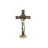 Dekoratives Kreuz mit Jesus bronze