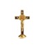 Dekoratives Kreuz mit Jesus golden