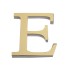 Dekoratívne akrylové písmeno E