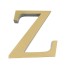 Dekoratívne akrylové písmeno Z