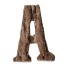 Dekoratívne drevené písmeno C475 A