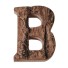 Dekoratívne drevené písmeno C475 B