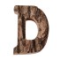 Dekoratívne drevené písmeno C475 D
